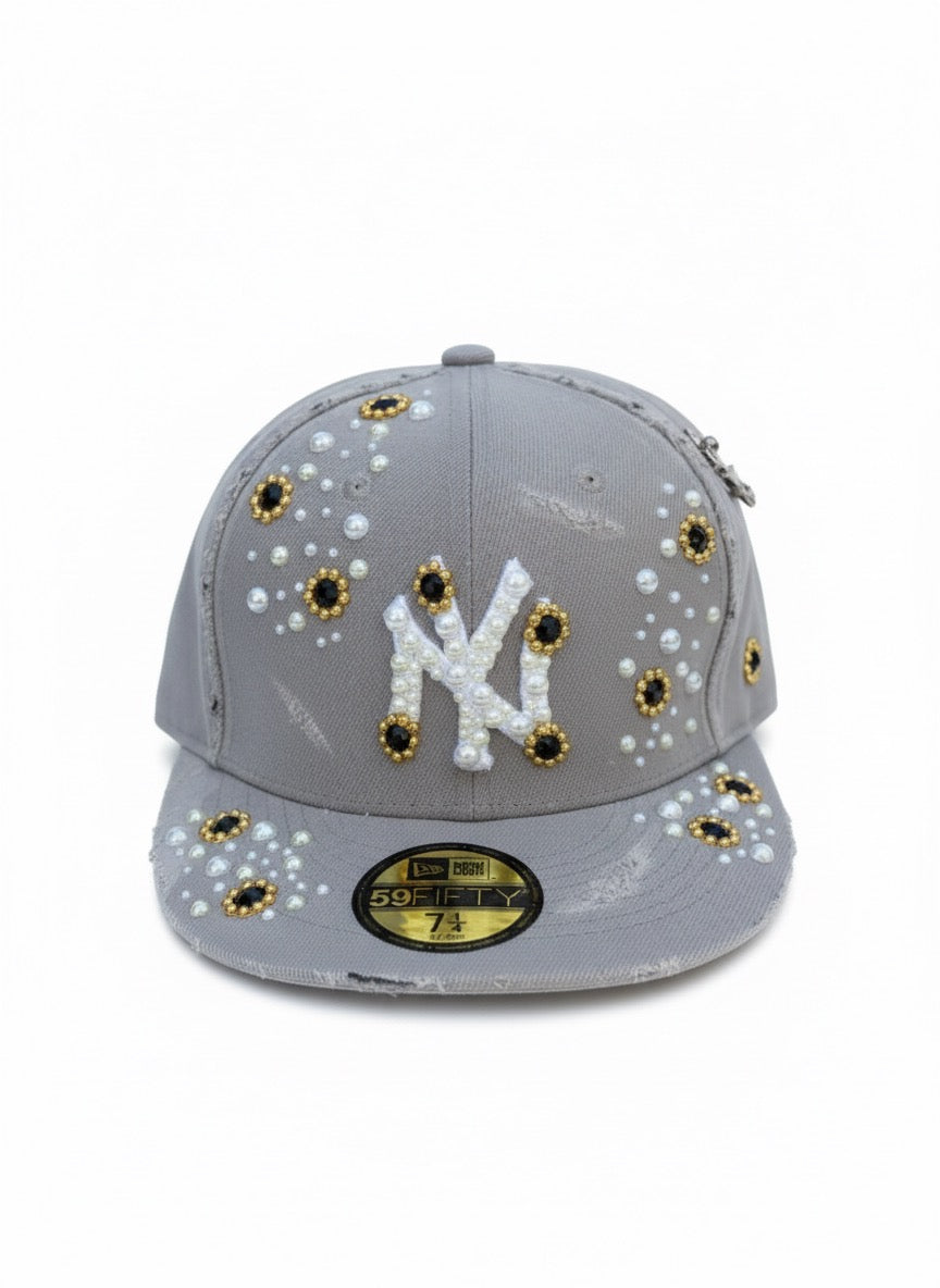 9Fifty NY YANKEES Gold Pearl Grey
