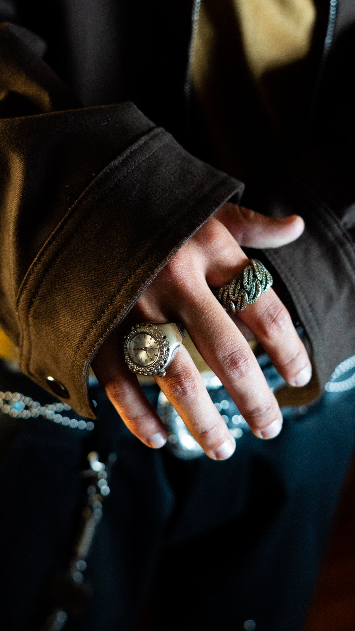 CROWN BOMBER BROWN JACKET