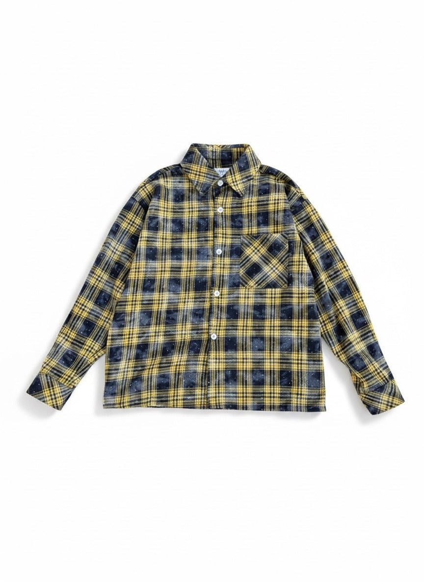 Rhude Flanella Diamond Yellow/Blue