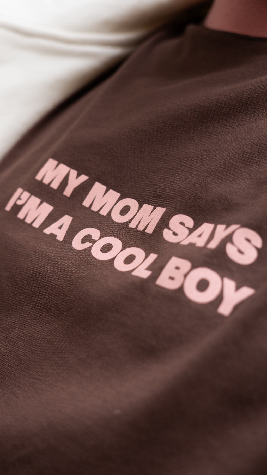 Patch Tee Cool Boy Brown