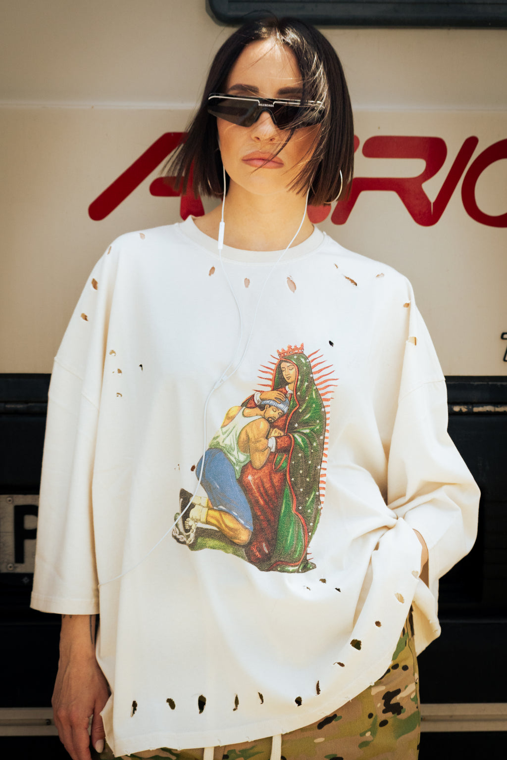 T-Shirt Santa Maria White