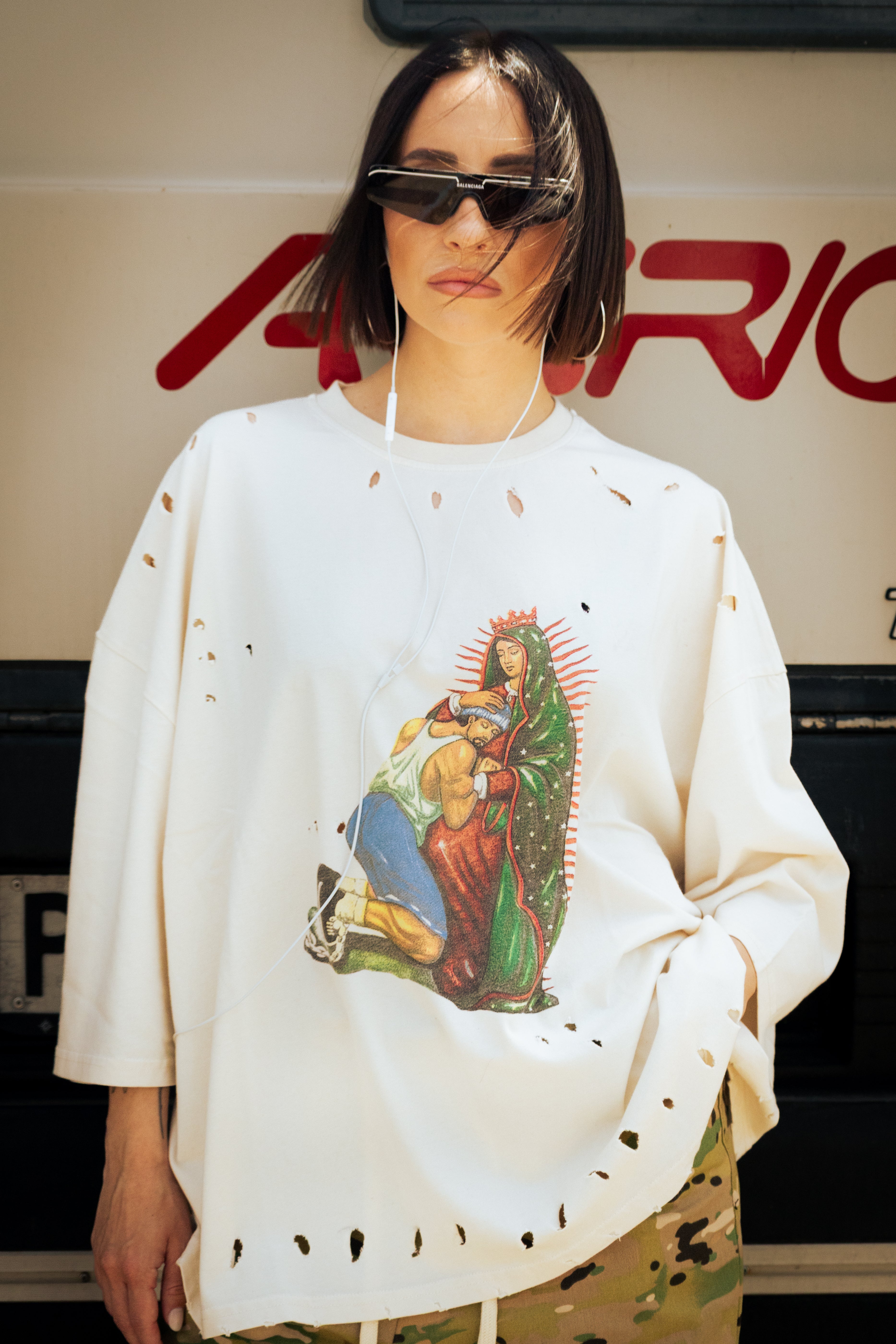 T-Shirt Santa Maria White