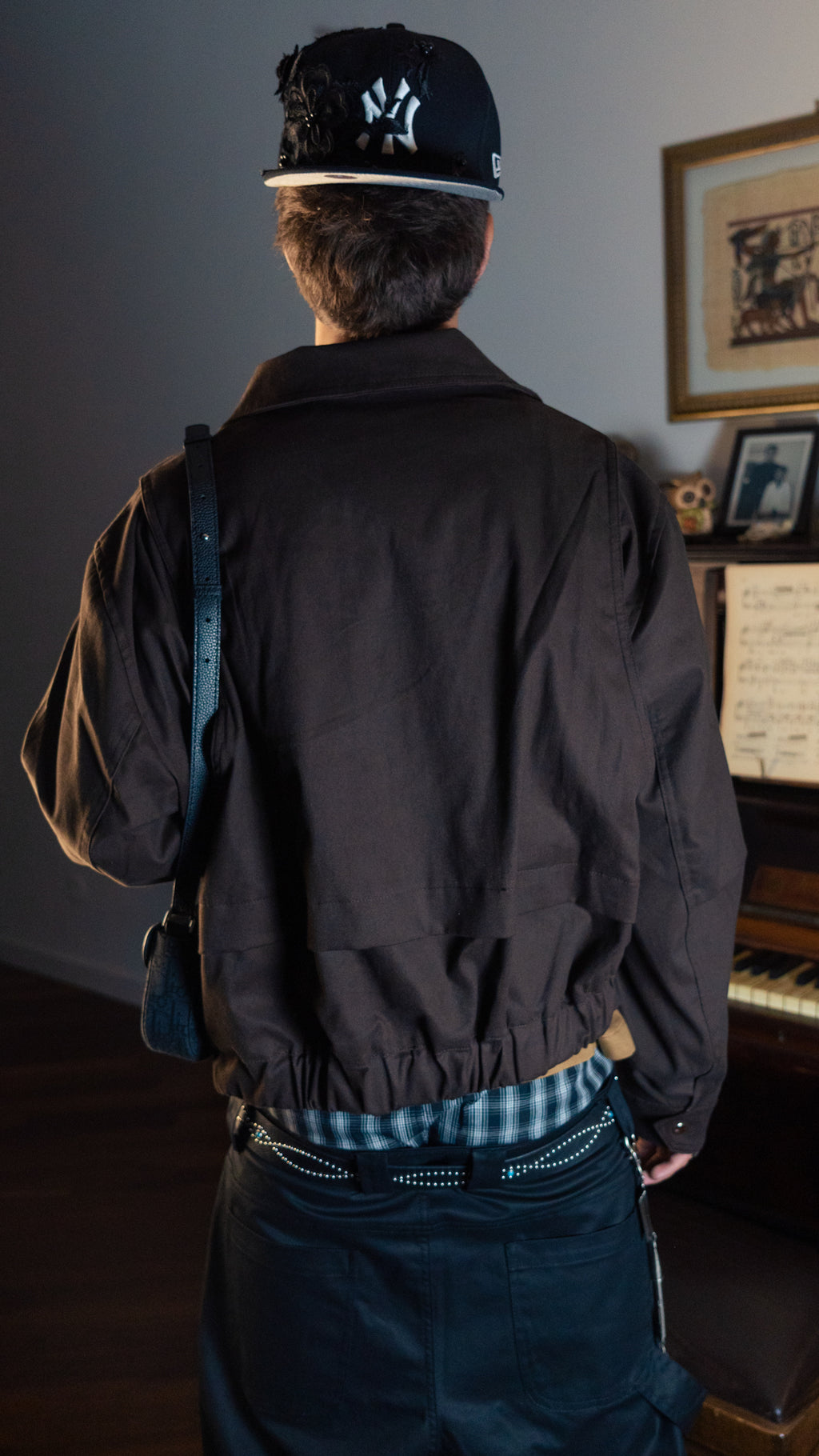 CROWN BOMBER BROWN JACKET
