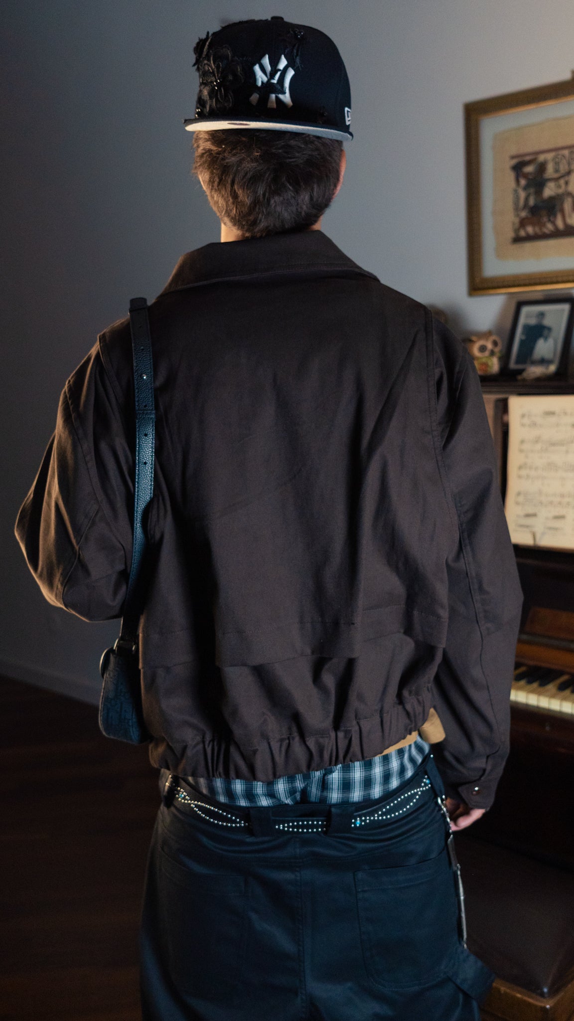 CROWN BOMBER BROWN JACKET