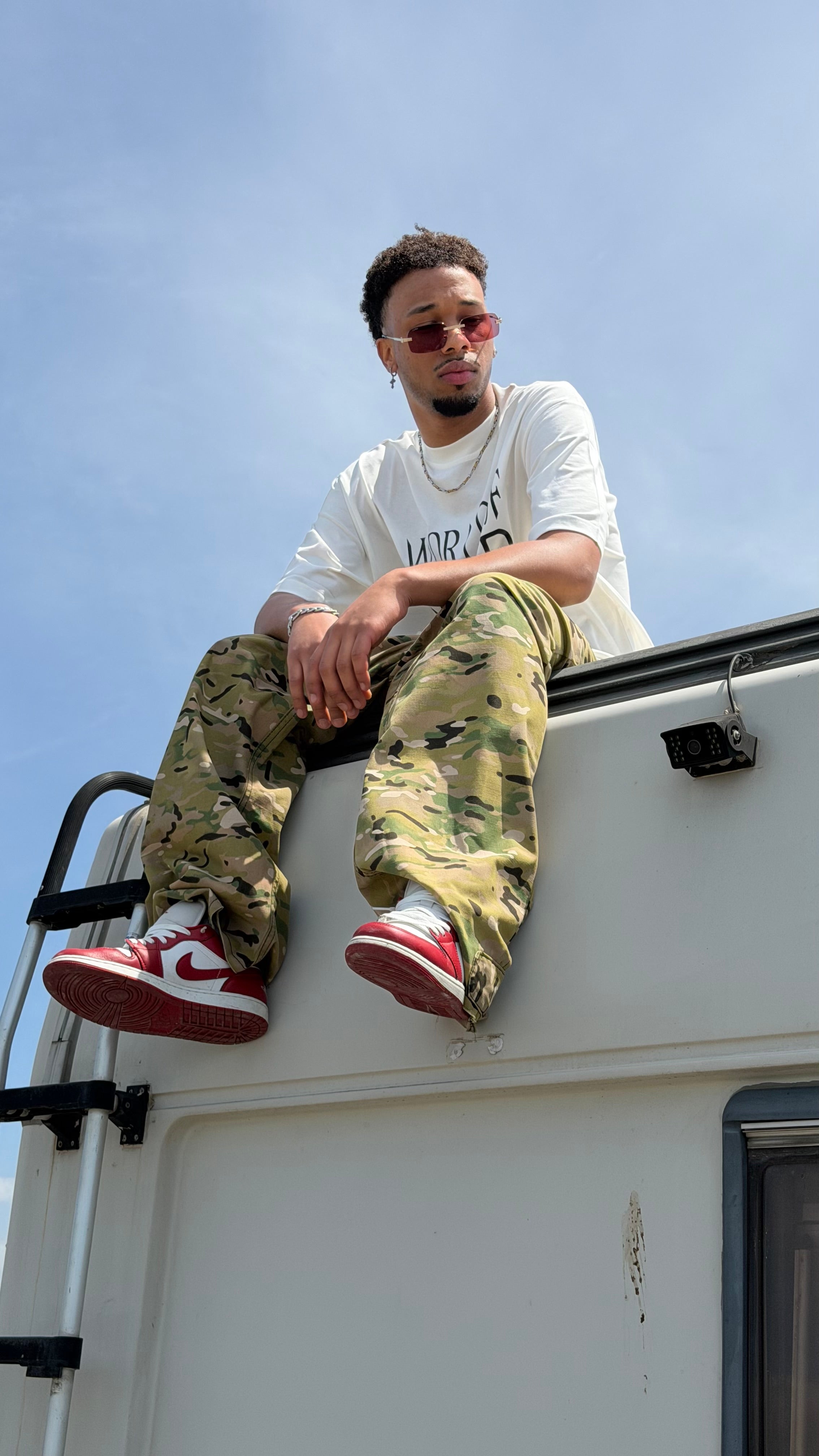 ZIP PANT CAMO GREEN