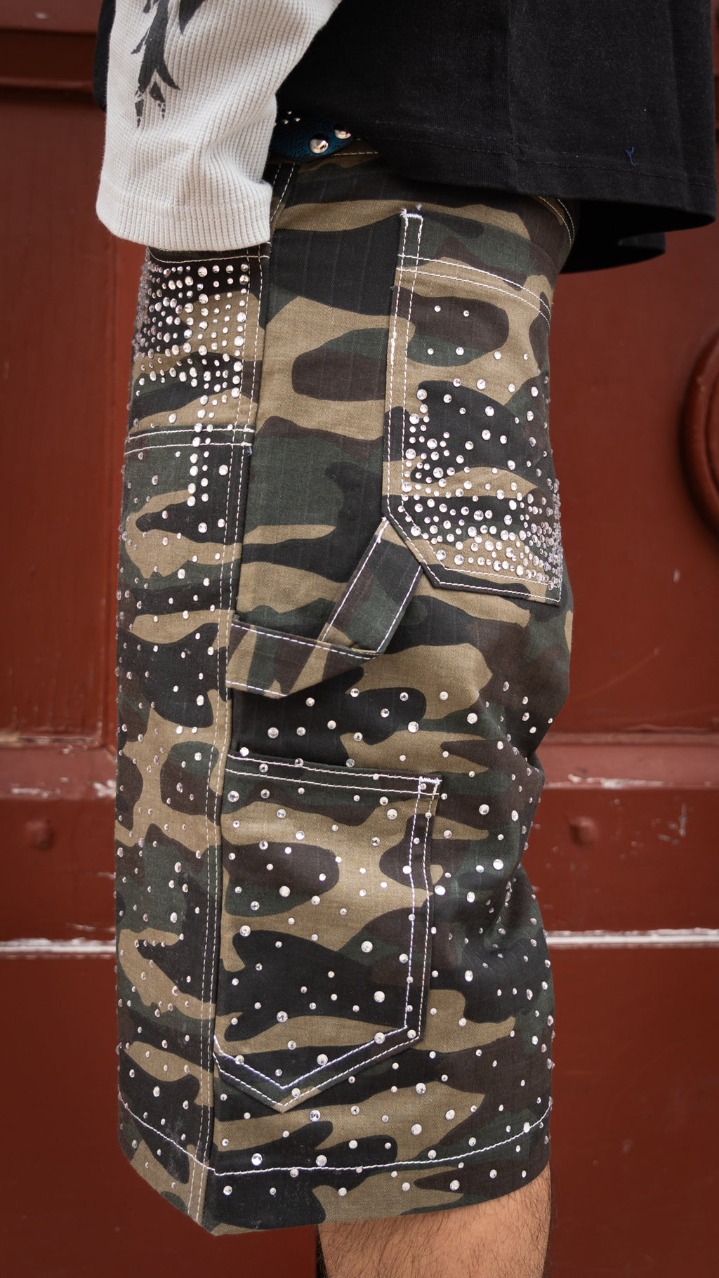 Rhude Camo Jorts Diamond