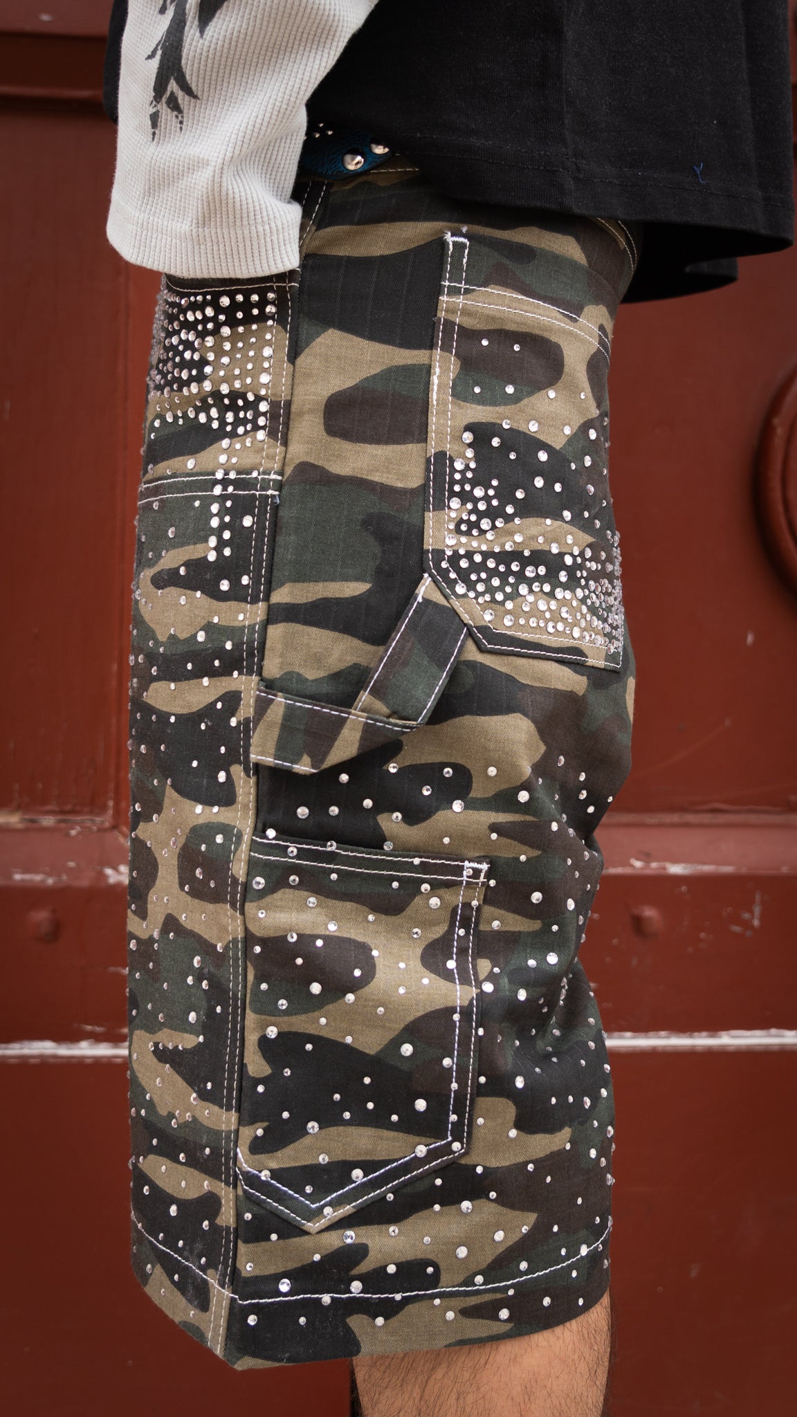 Rhude Camo Jorts Diamond
