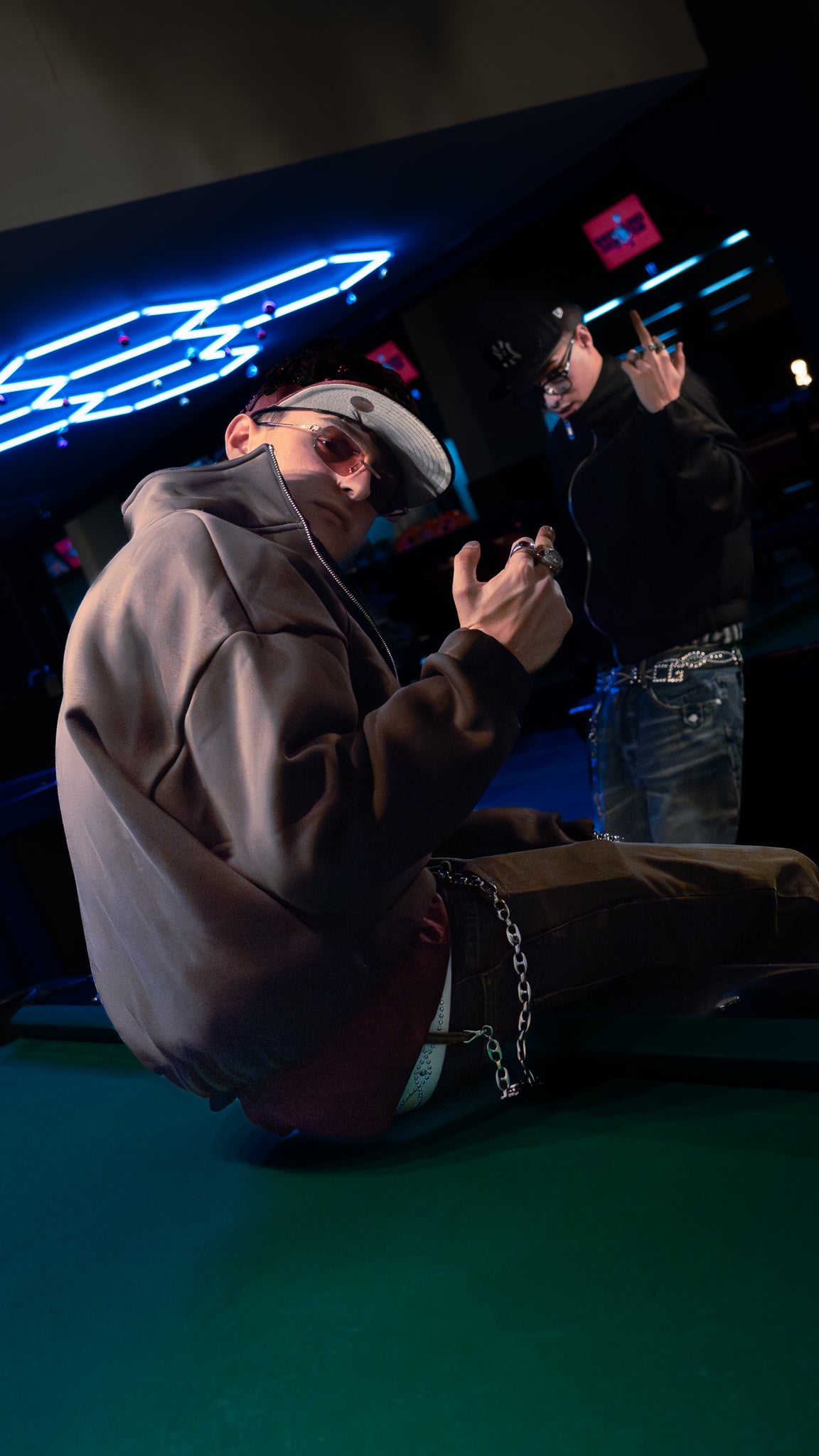 Bomber Wool Jacket Grey