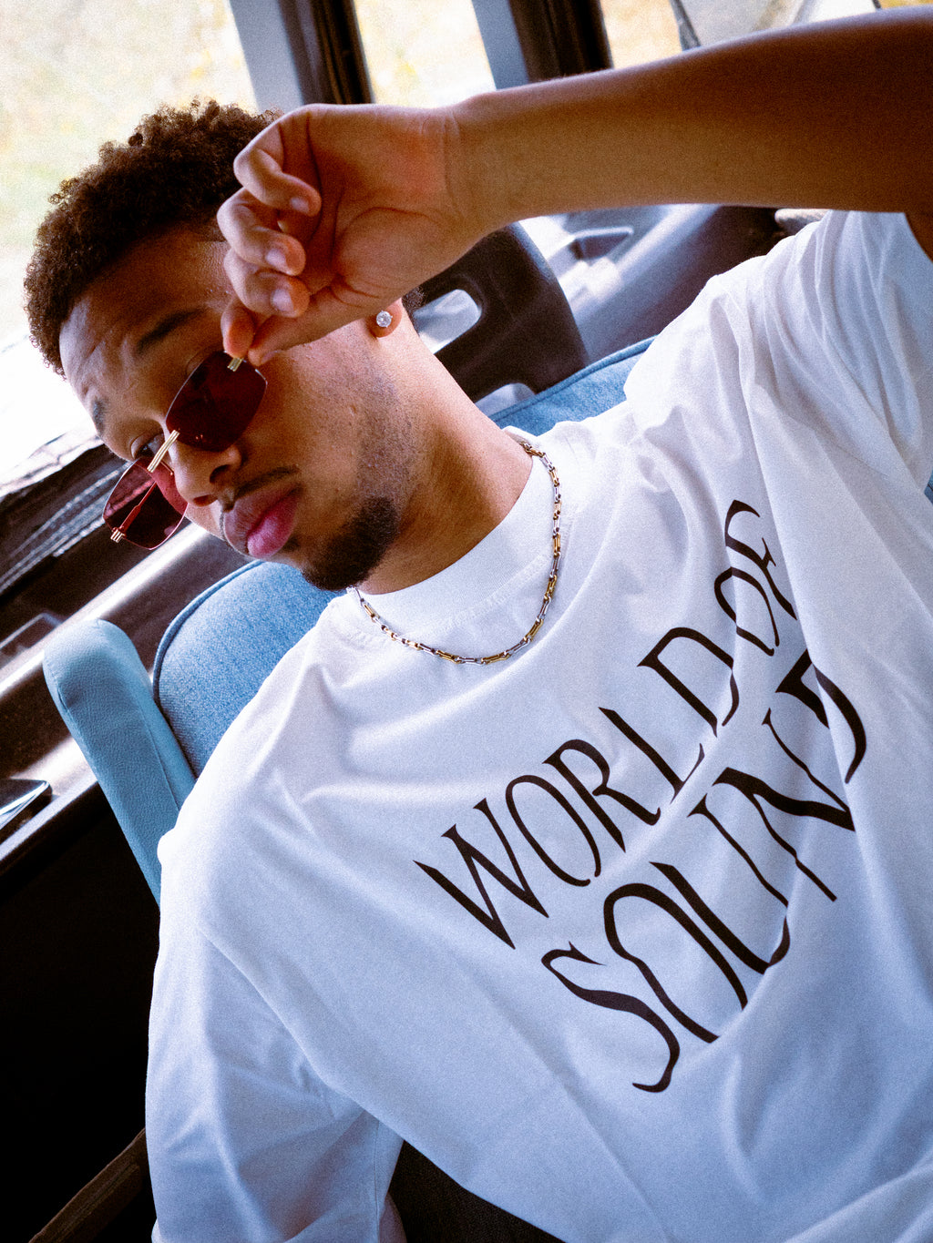 T-Shirt WORLD OF SOUND White