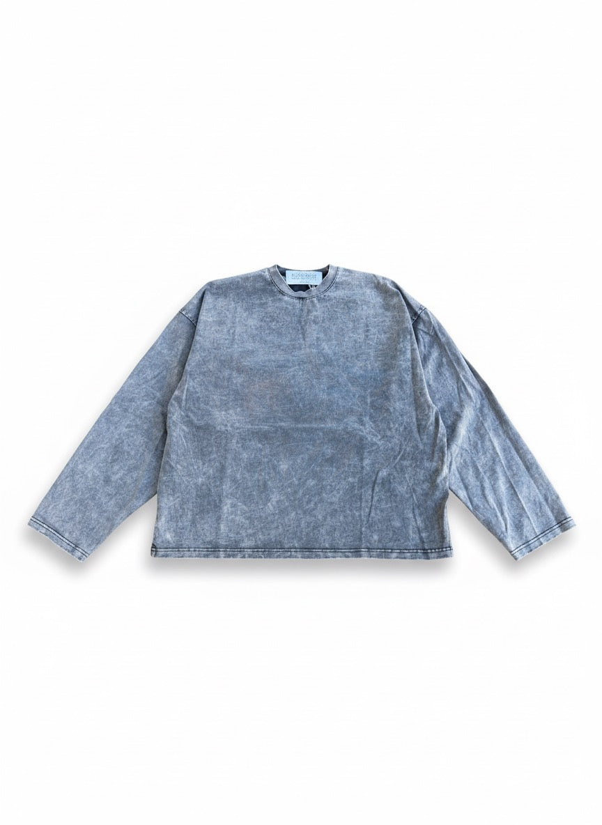 Longsleeve Washed Grey Boxy