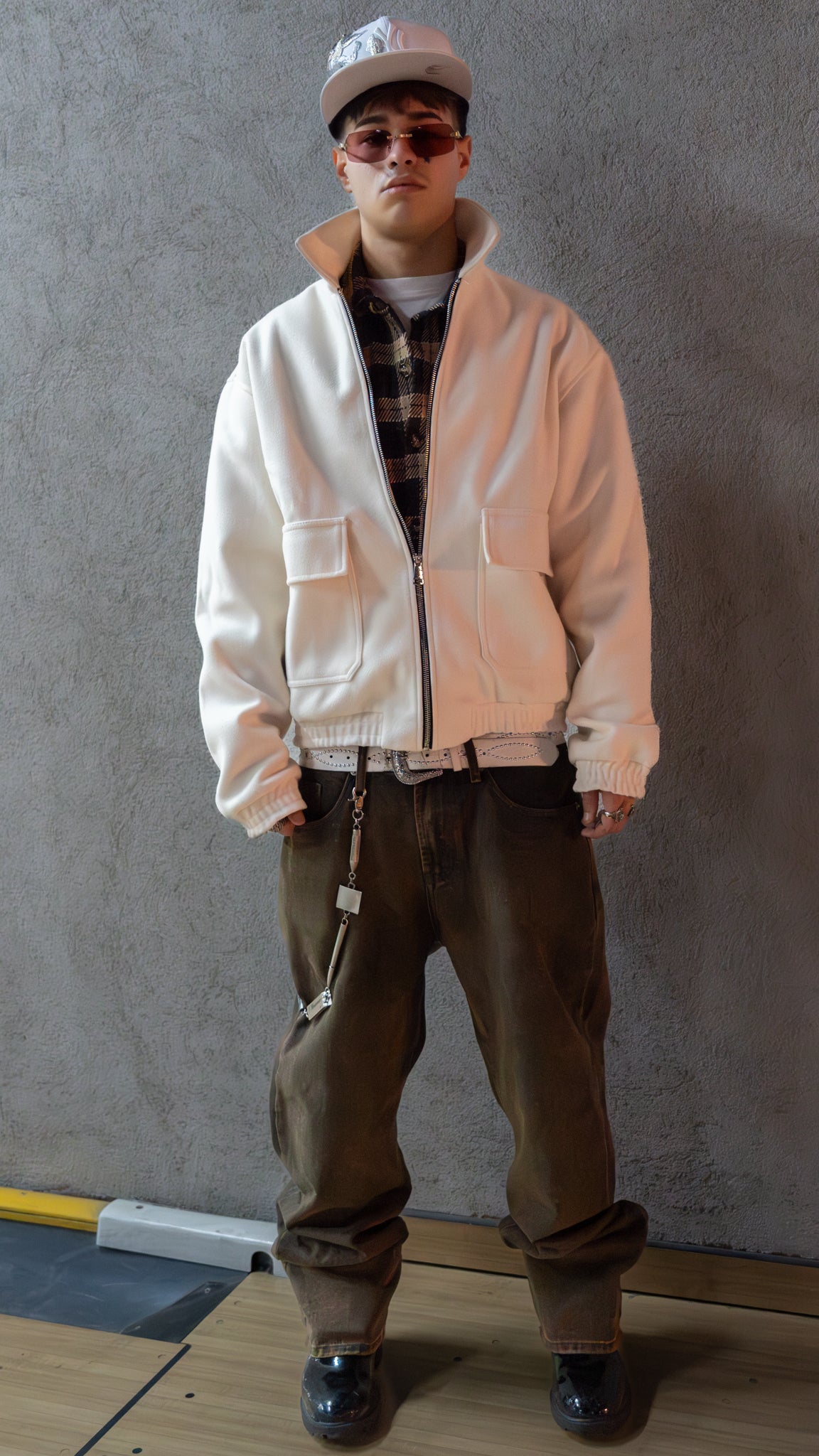 Aviator Wool Jacket Cream