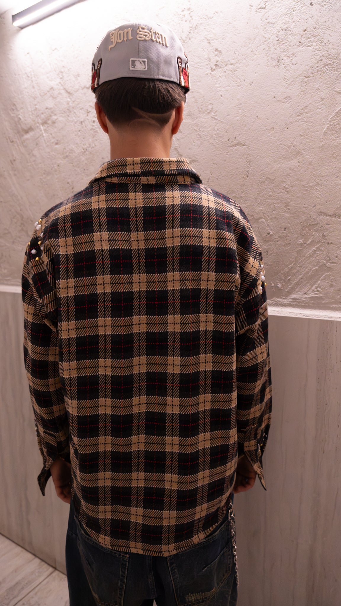 Flanella Shirt Pearl Yellow/Black 2.0