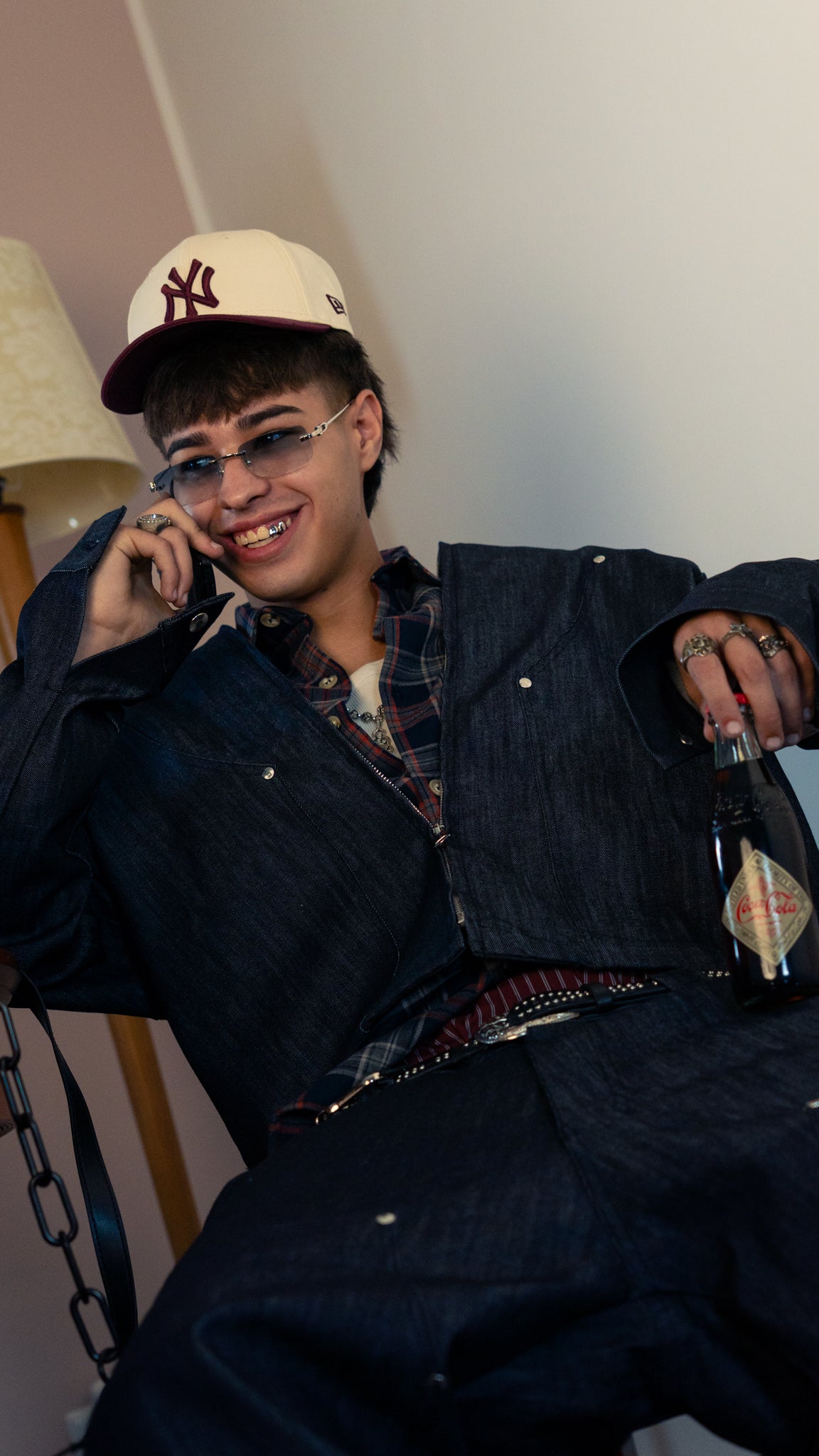 HUSTLE RAW DENIM JACKET