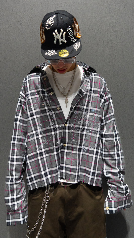 Diamond Flanella Shirt Grey