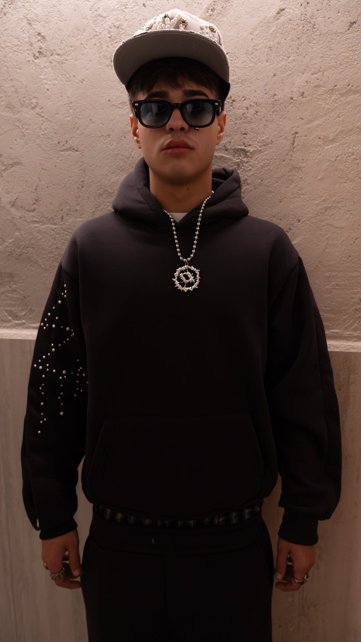 BoxyHoodie Pearl Anthracite