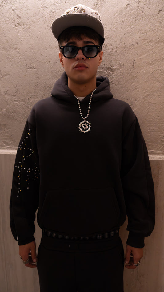 BoxyHoodie Pearl Anthracite