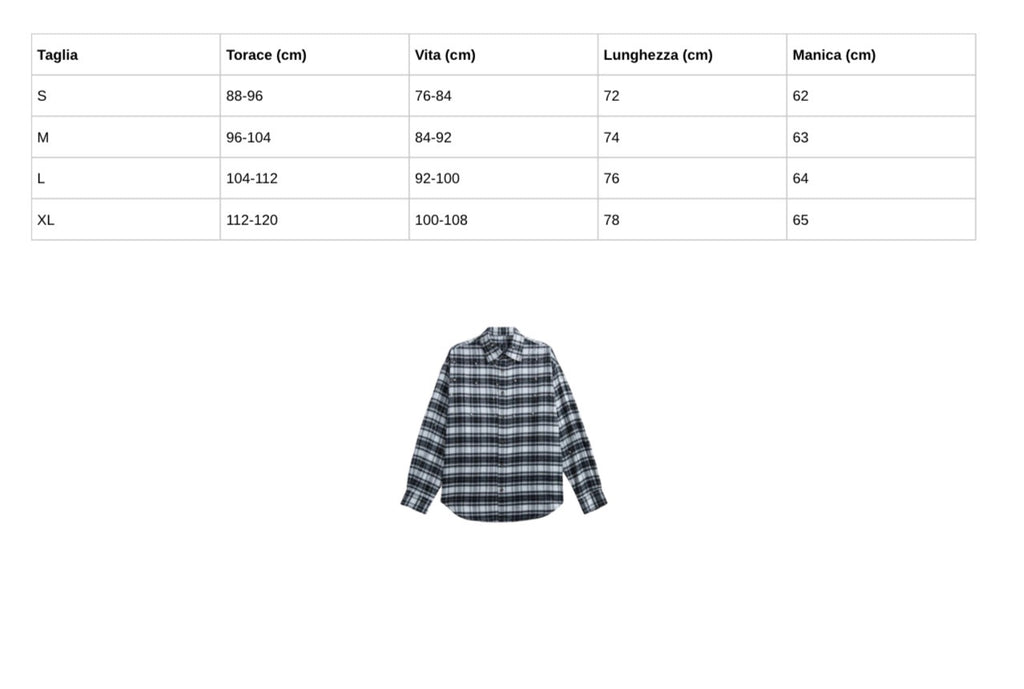 Rhude Flanella Stone Black/White