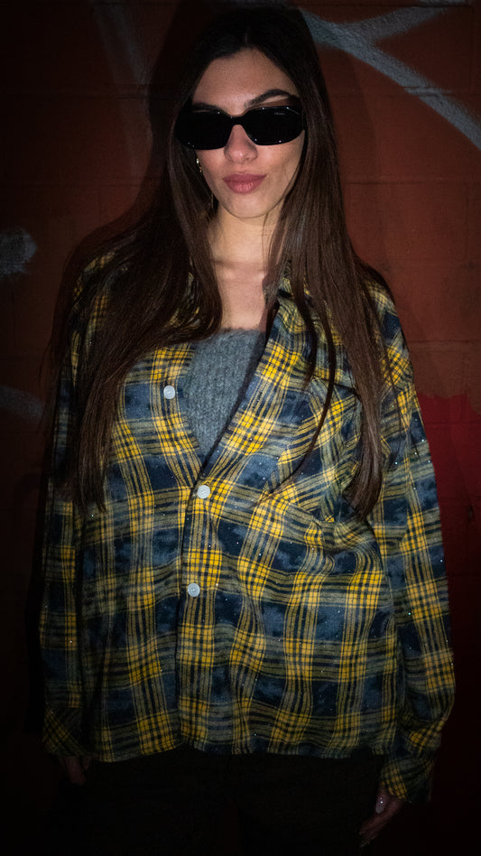 Rhude Flanella Diamond Yellow/Blue