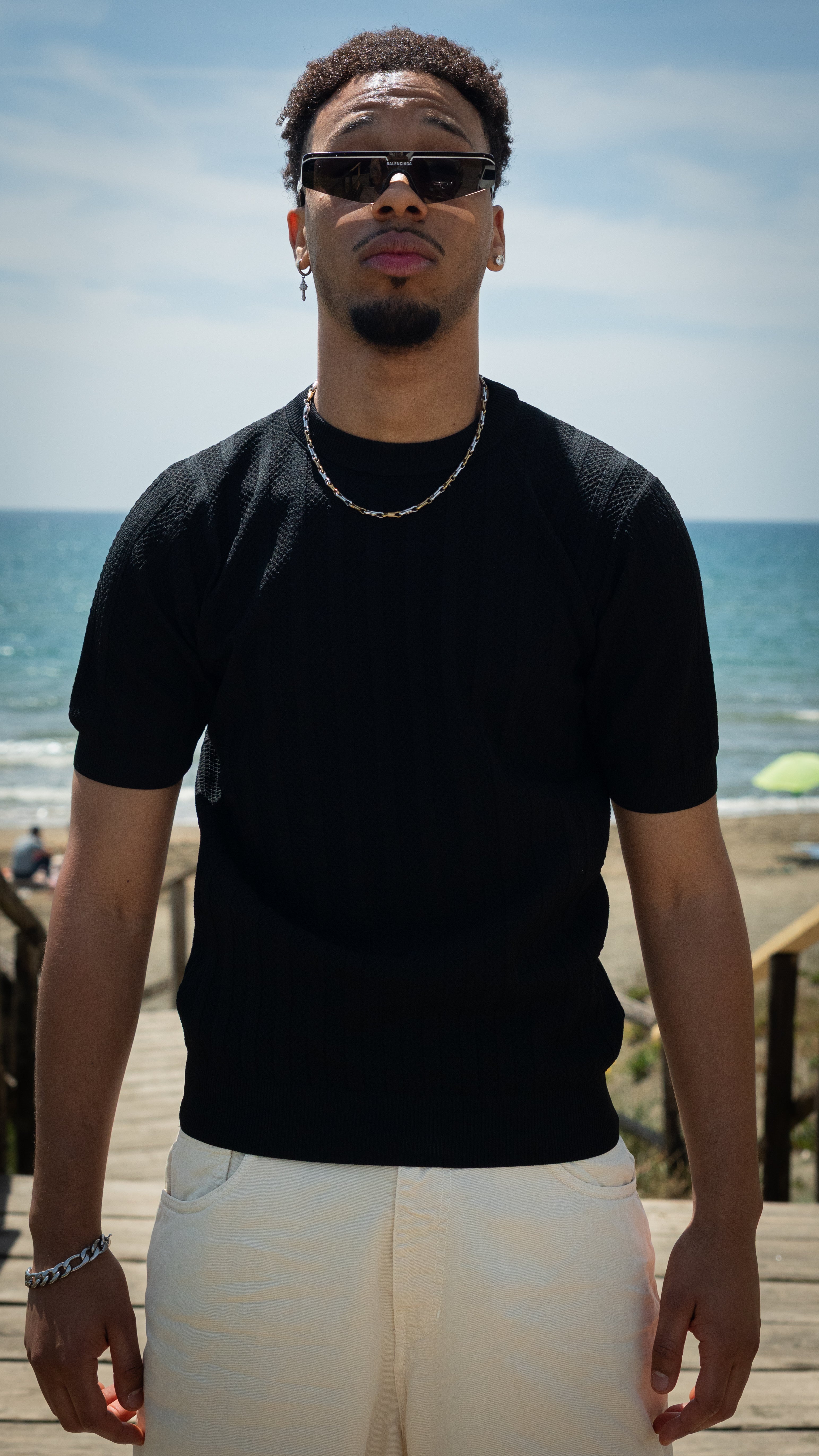 T-SHIRT IN FILO NERA