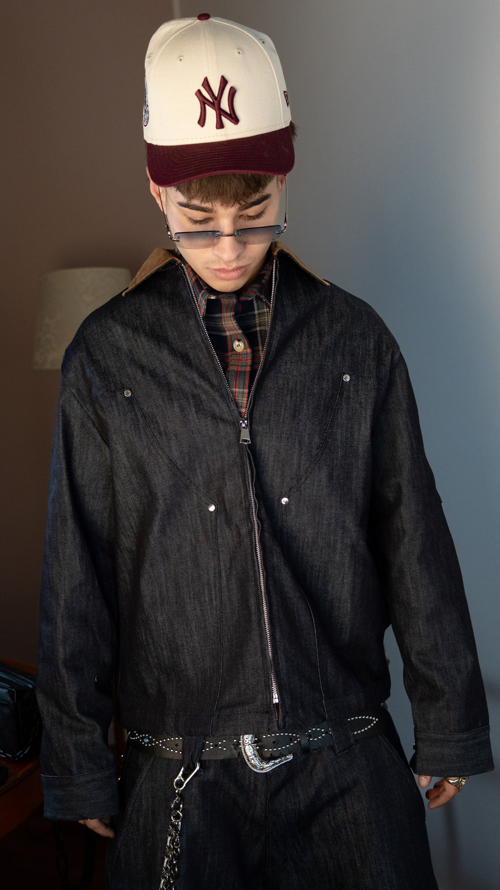 HUSTLE RAW DENIM JACKET