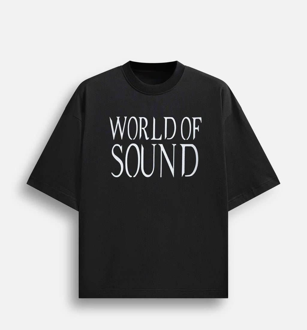 T-Shirt WORLD OF SOUND Black