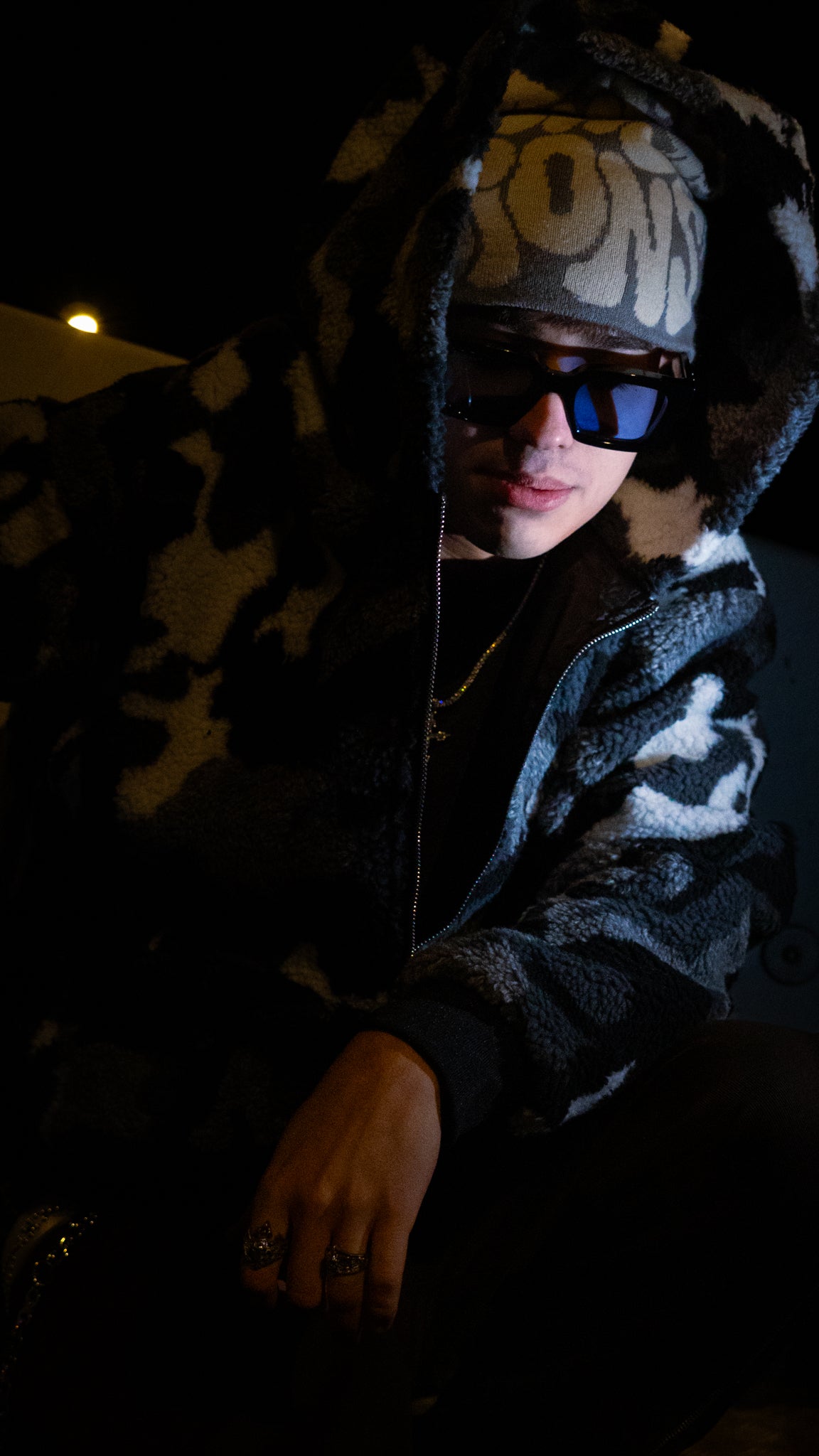 Camo ZipUp Sherpa Jacket