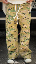 ZIP PANT CAMO GREEN