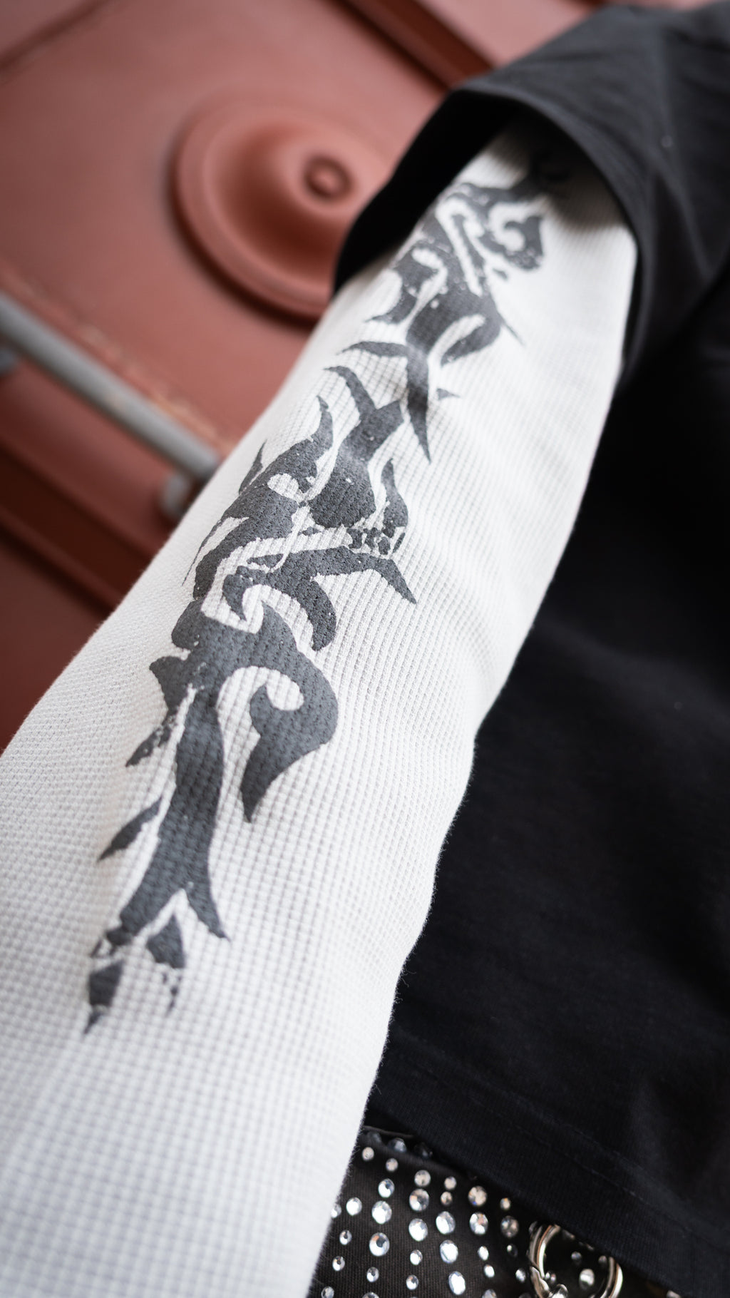 Double Longlsleeve Waffle Black
