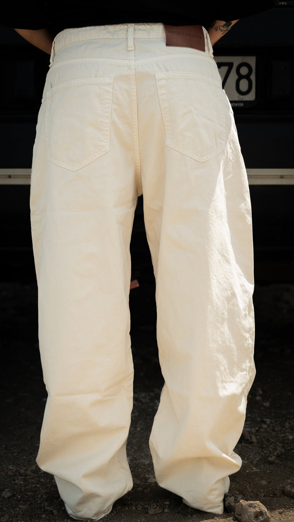 BAGGY BALLON TINTO OFF WHITE