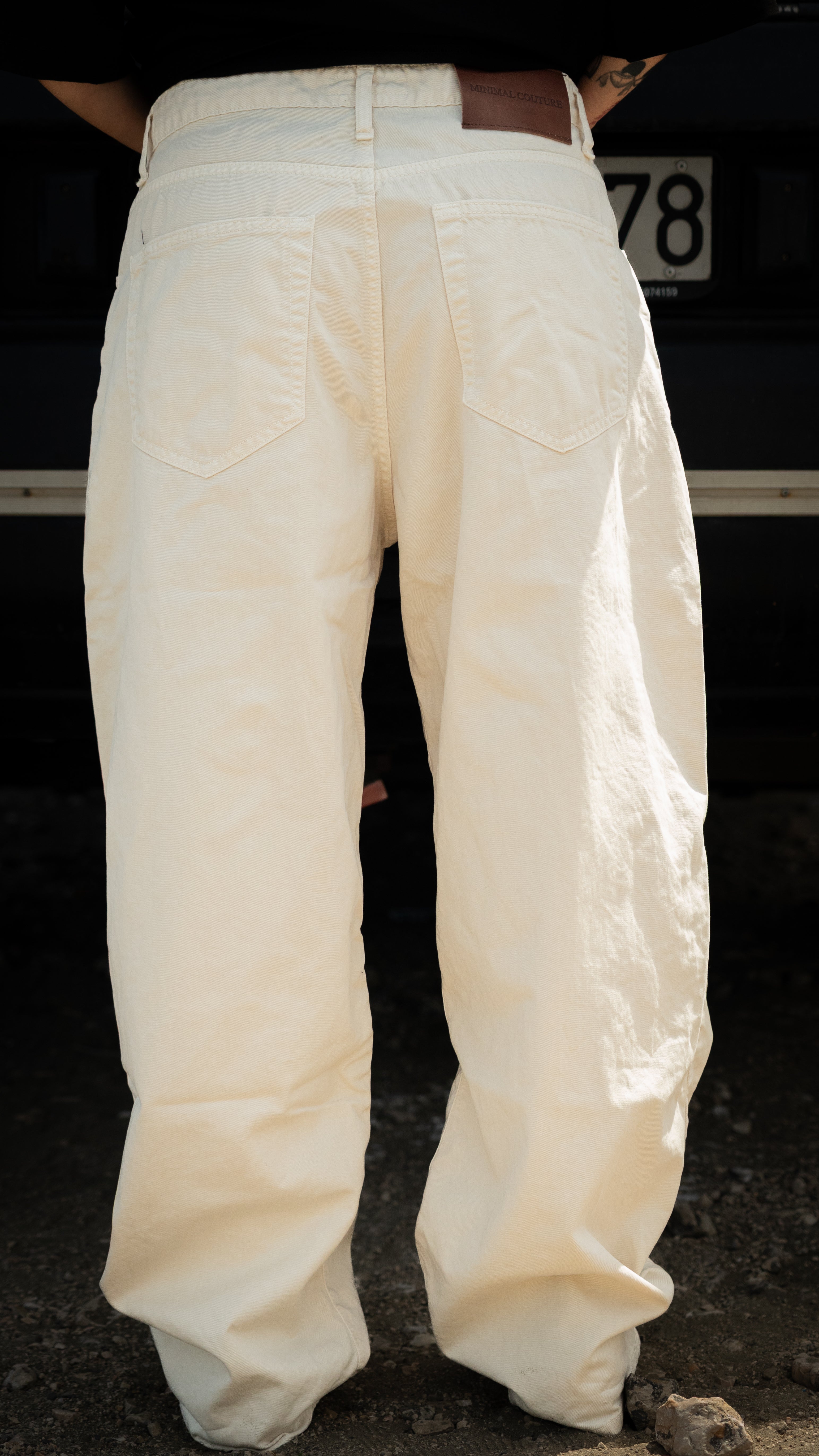 BAGGY BALLON TINTO OFF WHITE