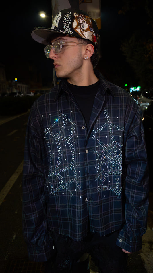 Diamond Flanella Shirt Dark