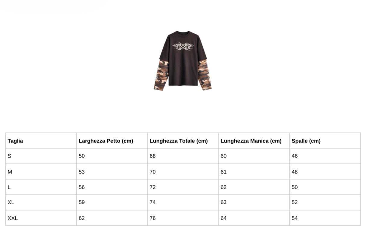 Double Longsleeve Waffle Camo