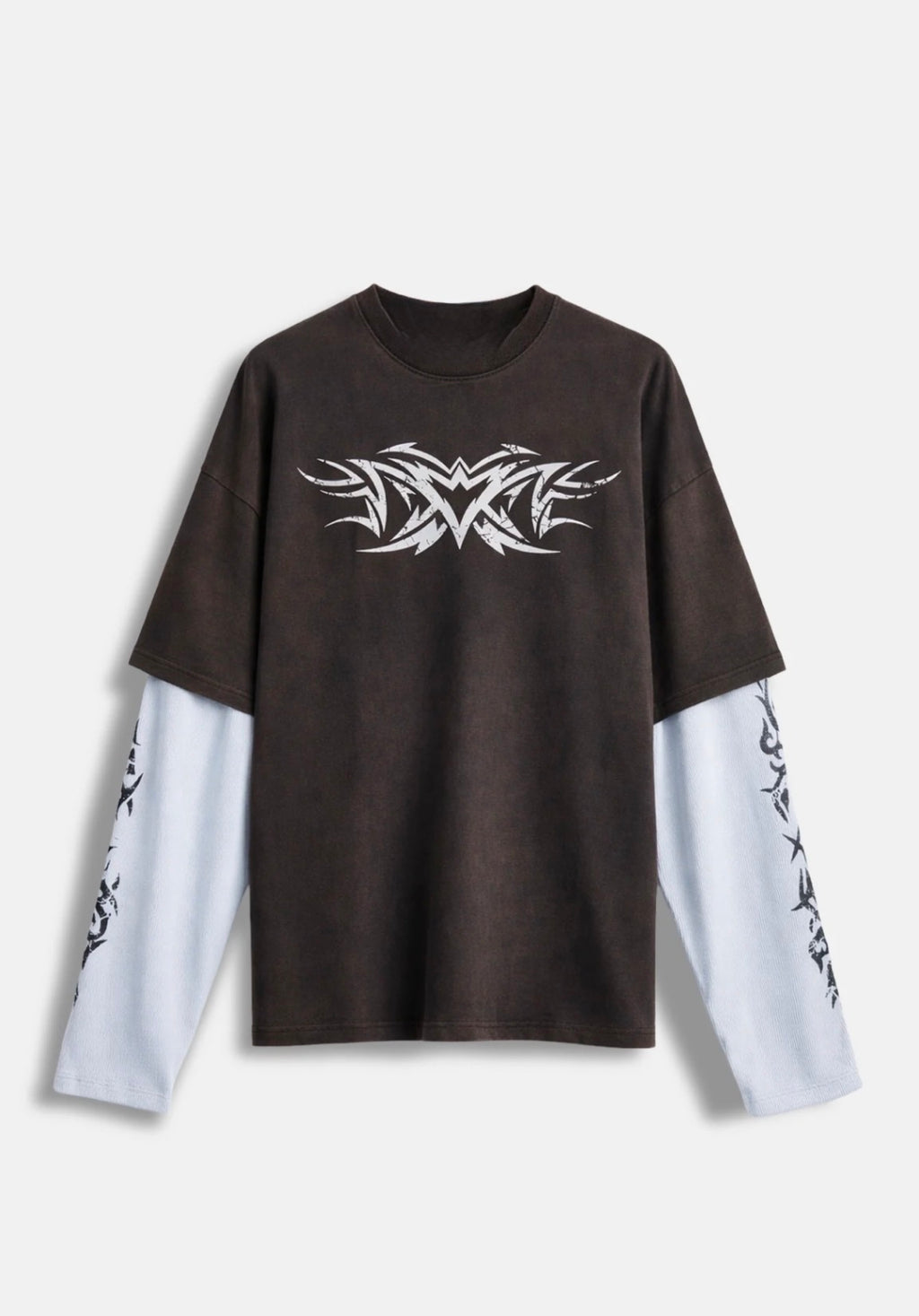 Double Longlsleeve Waffle Black
