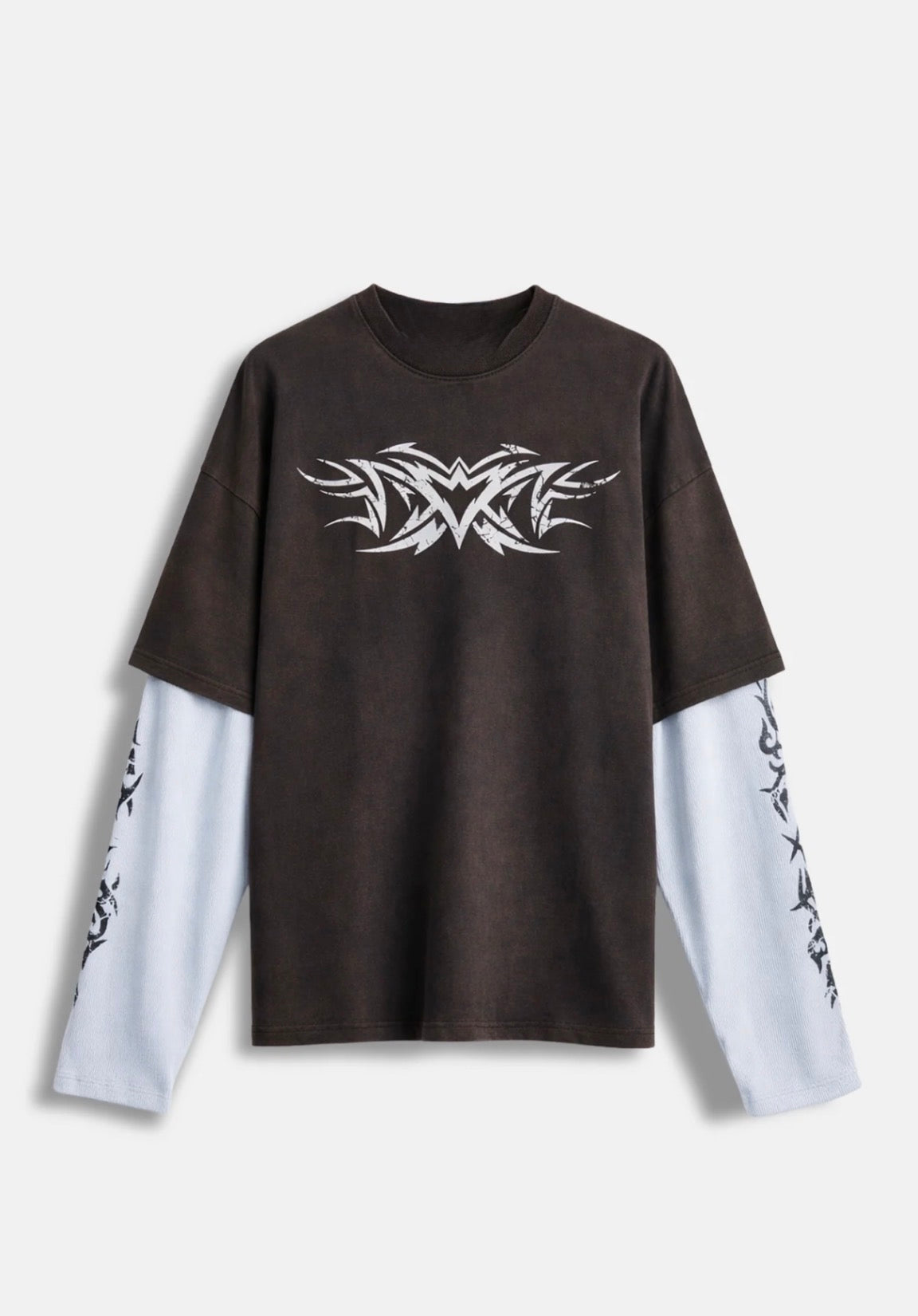 Double Longlsleeve Waffle Black