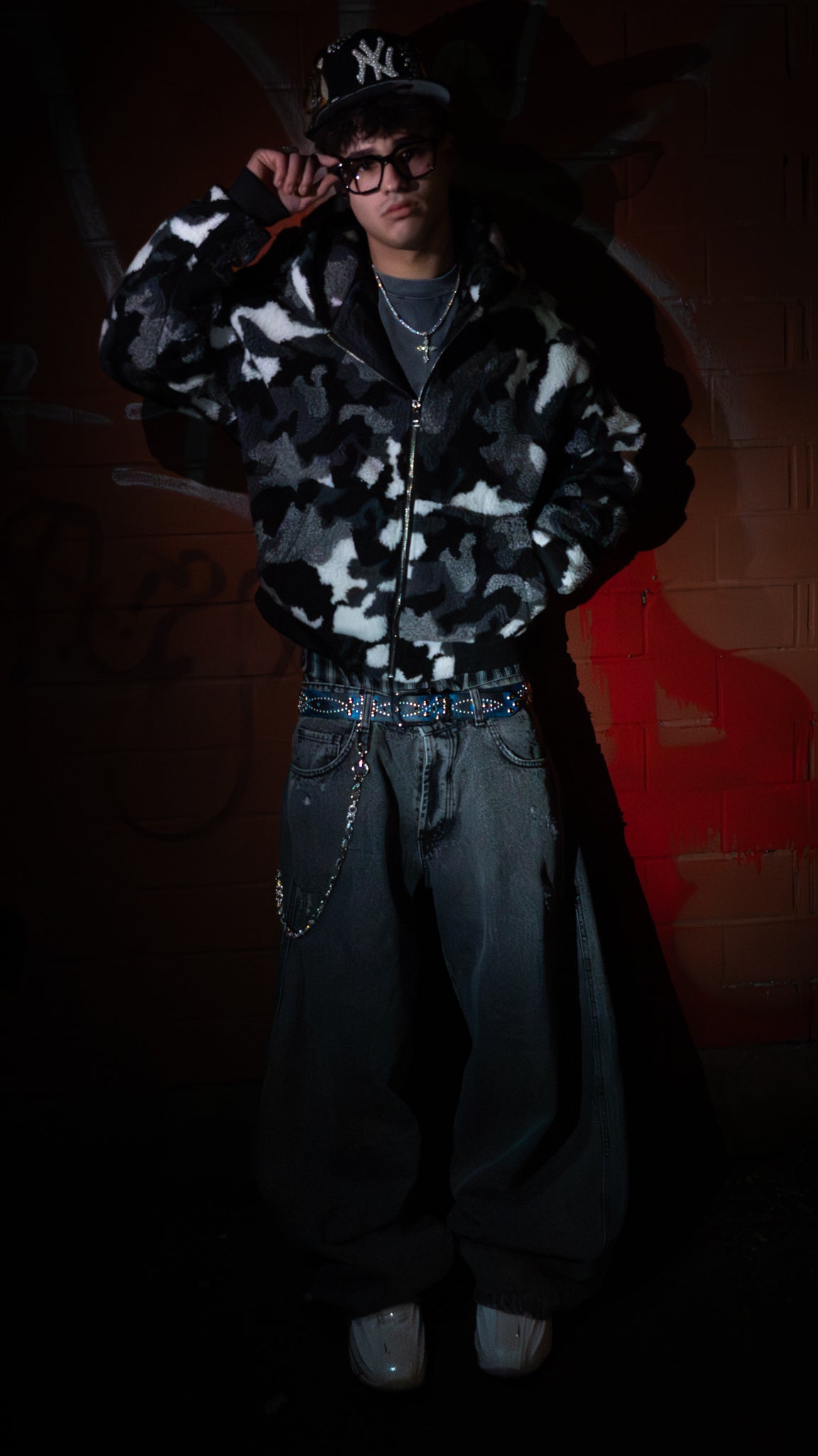 Camo ZipUp Sherpa Jacket