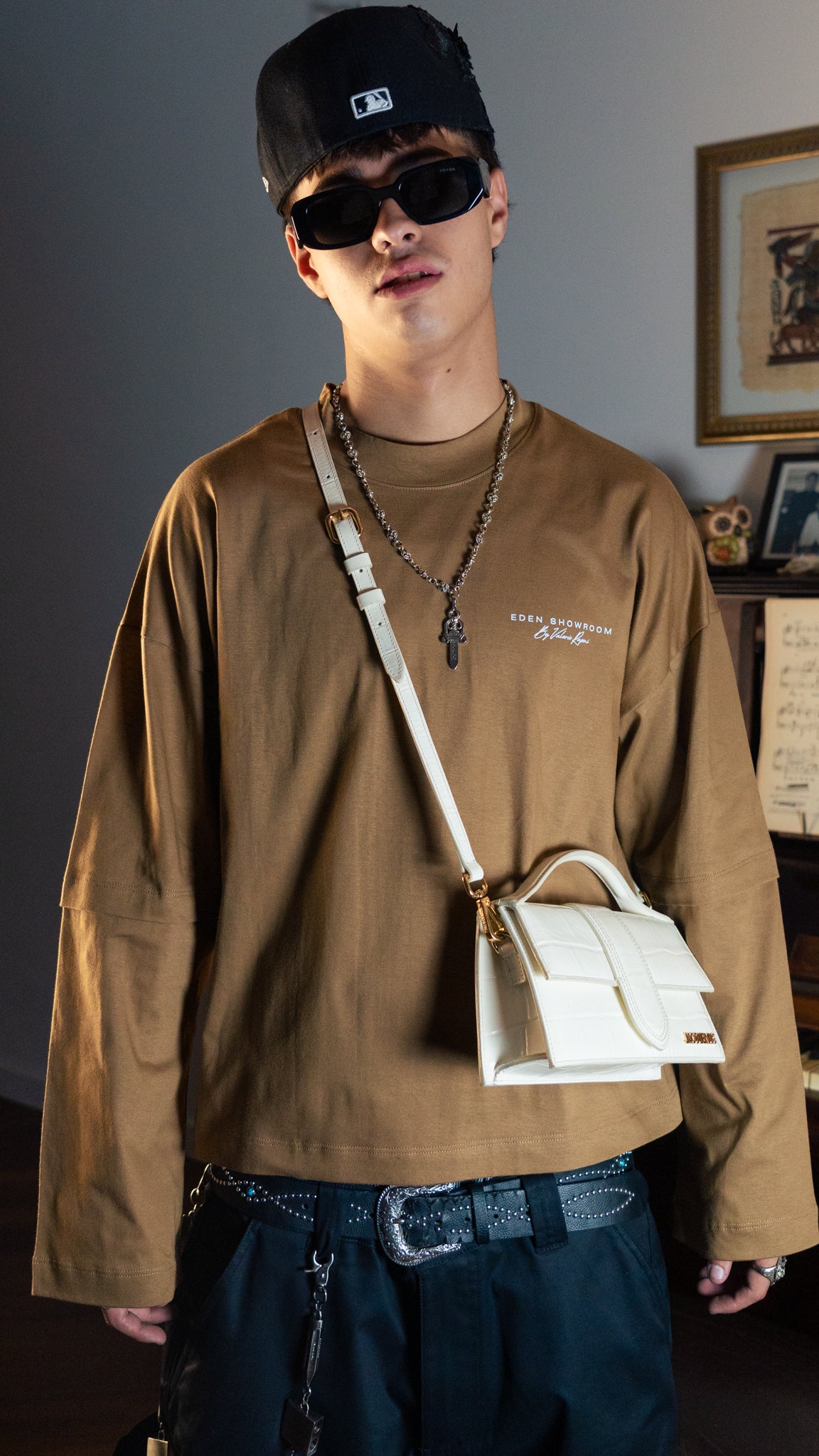 DOUBLE LONGSLEEVE BROWN