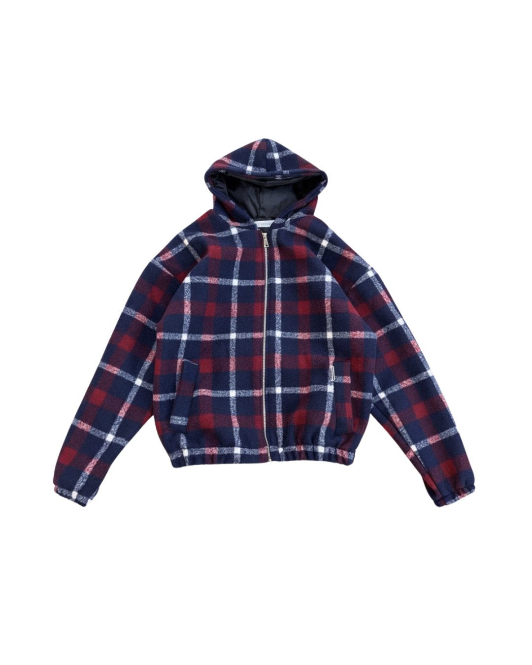 Puffy Wool Jacket Red/Blue