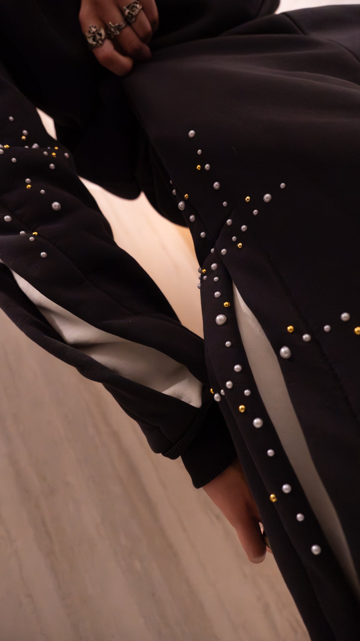 BoxyHoodie Pearl Anthracite