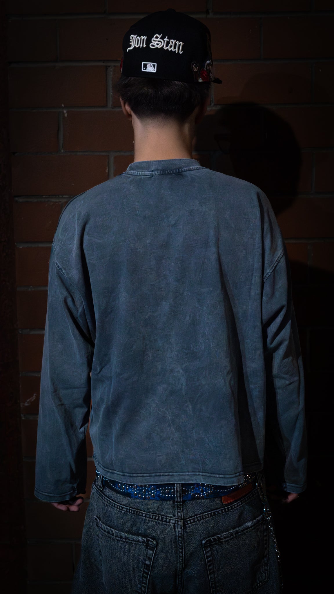 Longsleeve Washed Grey Boxy