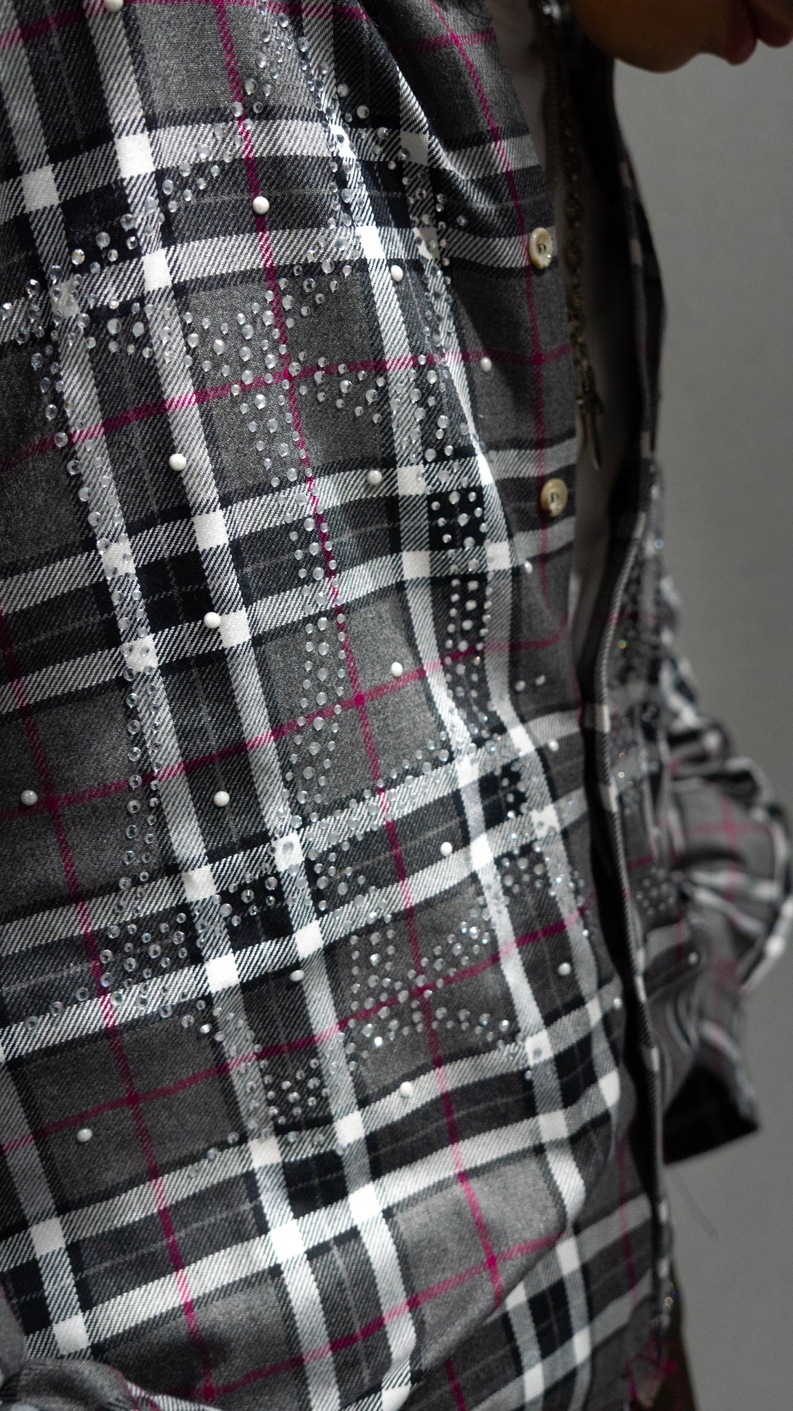 Diamond Flanella Shirt Grey