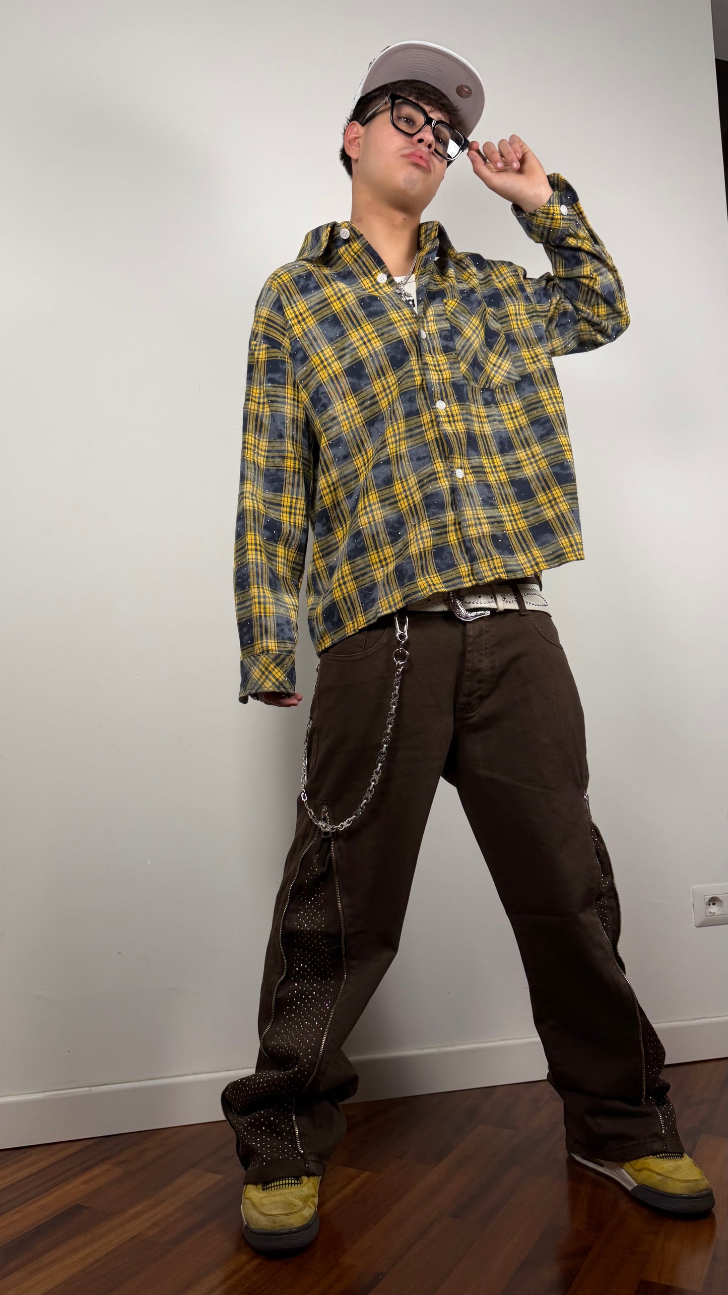 Rhude Flanella Diamond Yellow/Blue