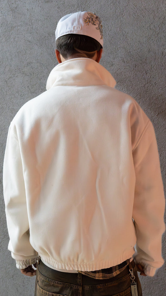 Aviator Wool Jacket Cream