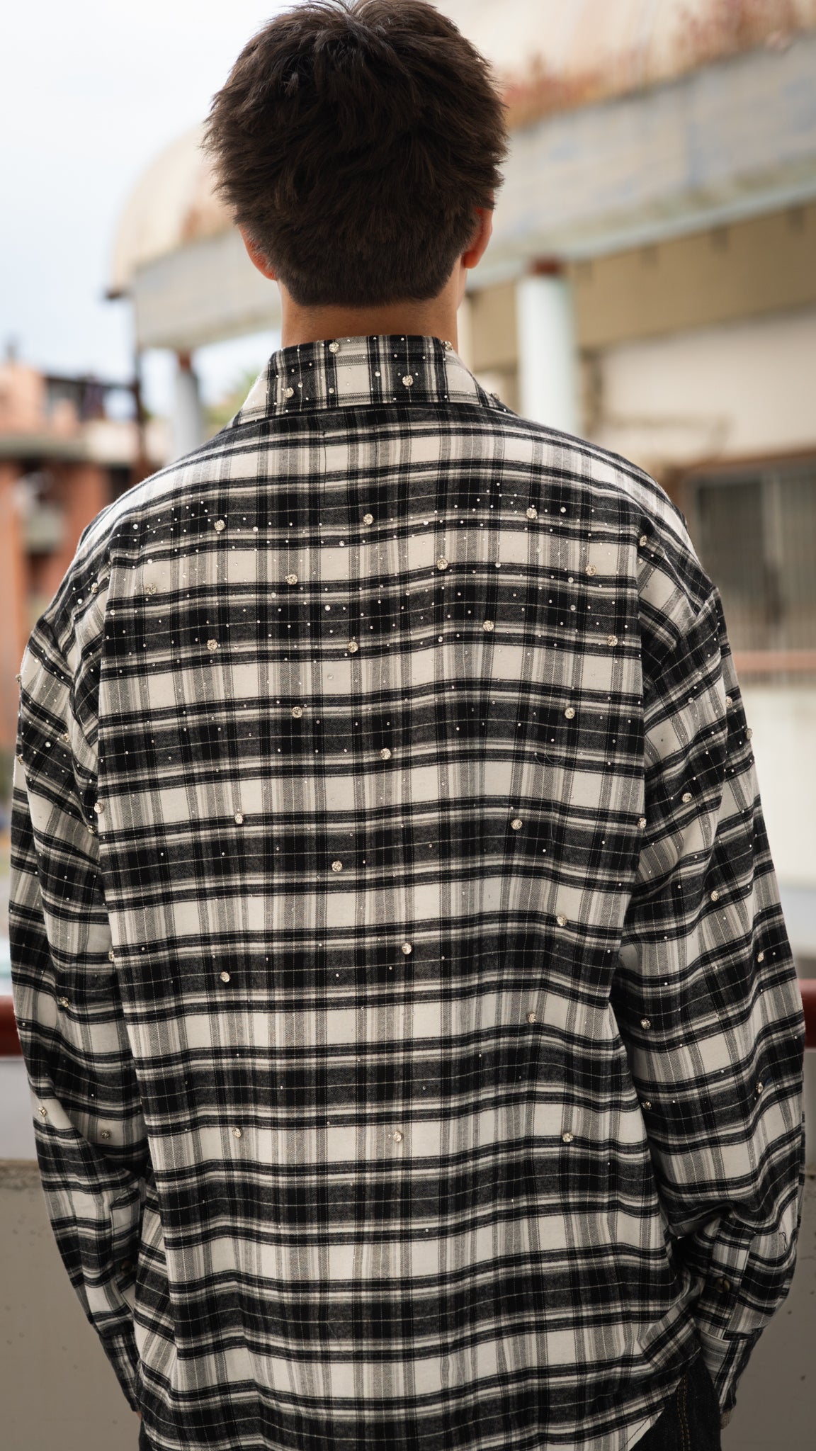 Rhude Flanella Stone Black/White