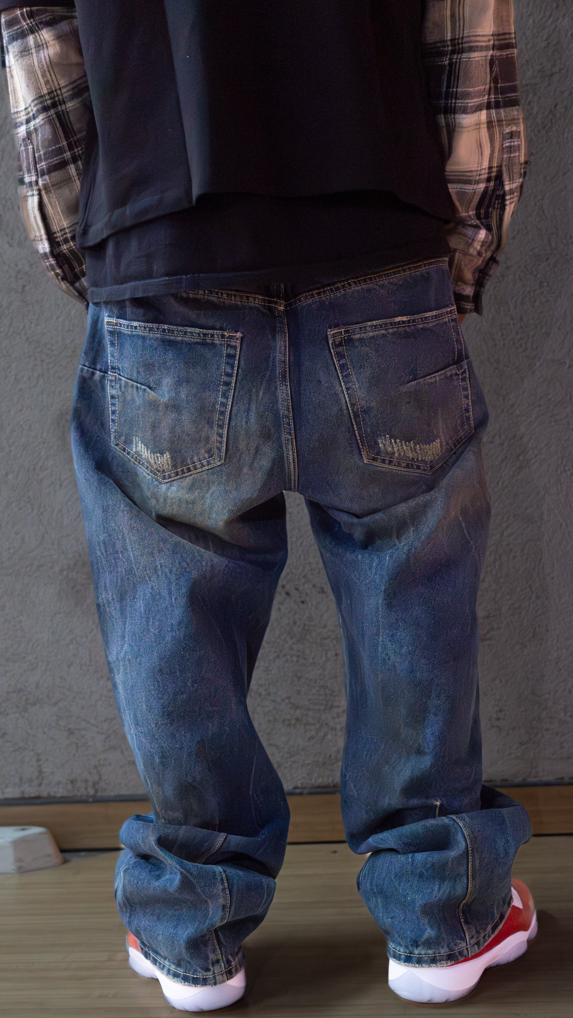 Double Denim Pant Washed