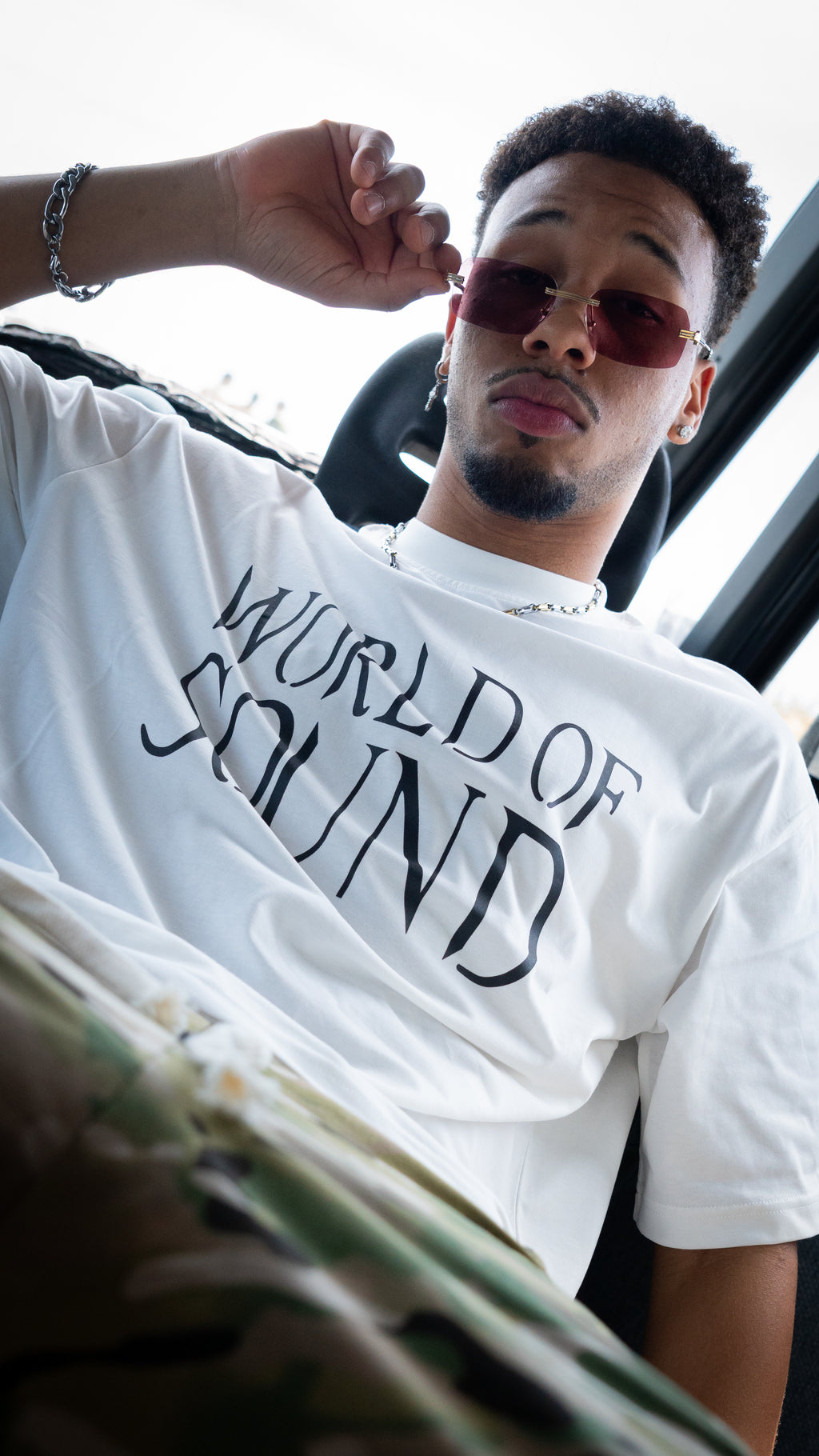 T-Shirt WORLD OF SOUND White