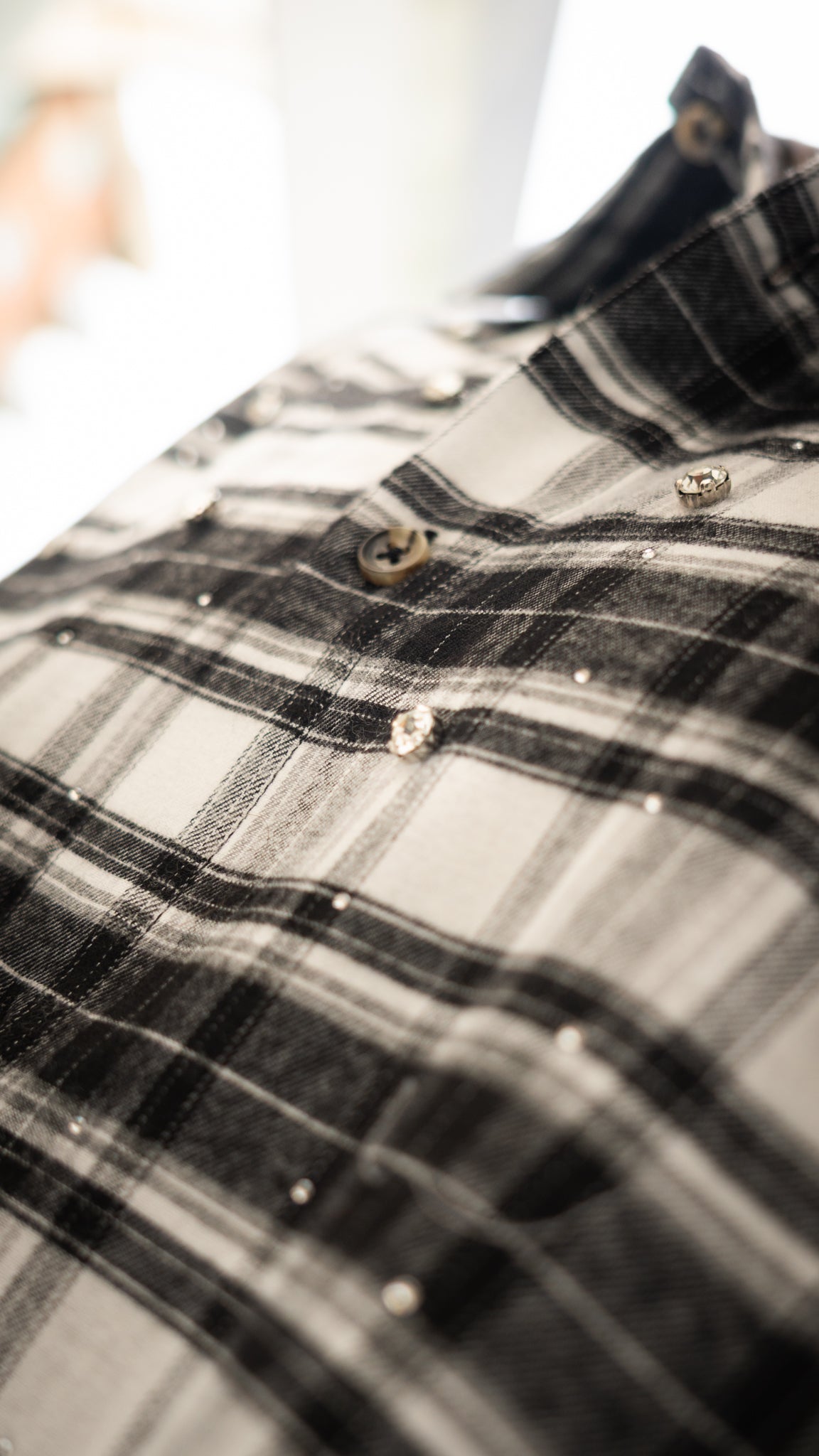 Rhude Flanella Stone Black/White