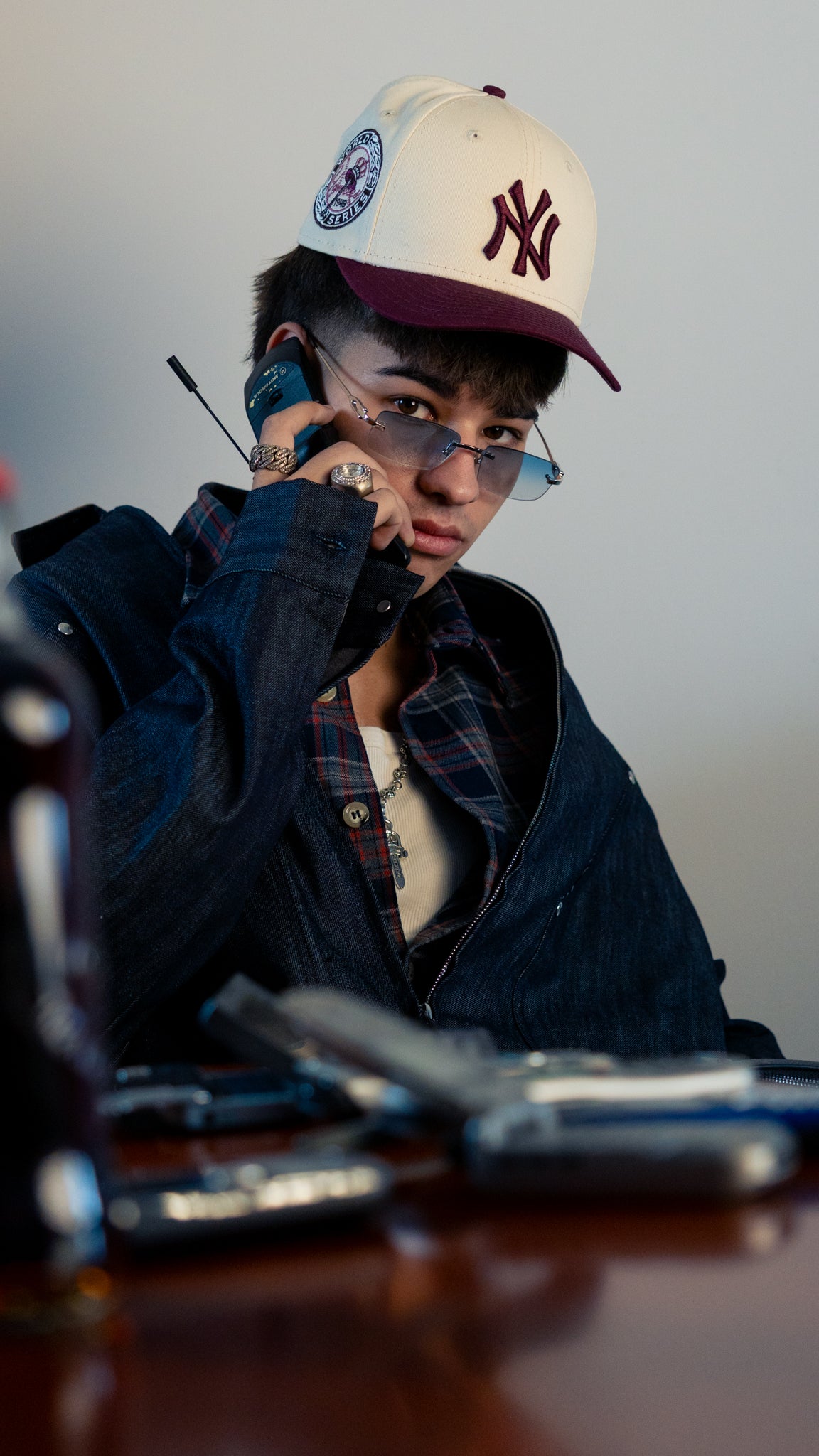 HUSTLE RAW DENIM JACKET