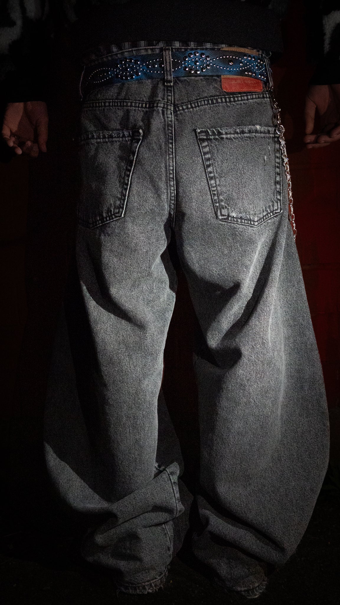 Denim Washed Destroy Grey