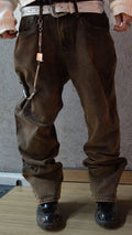 Double Denim Pant Rust
