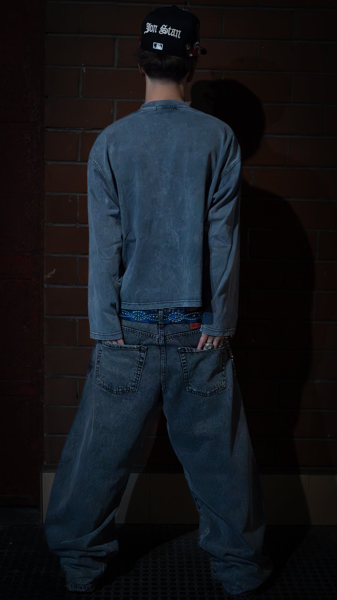 Longsleeve Washed Grey Boxy